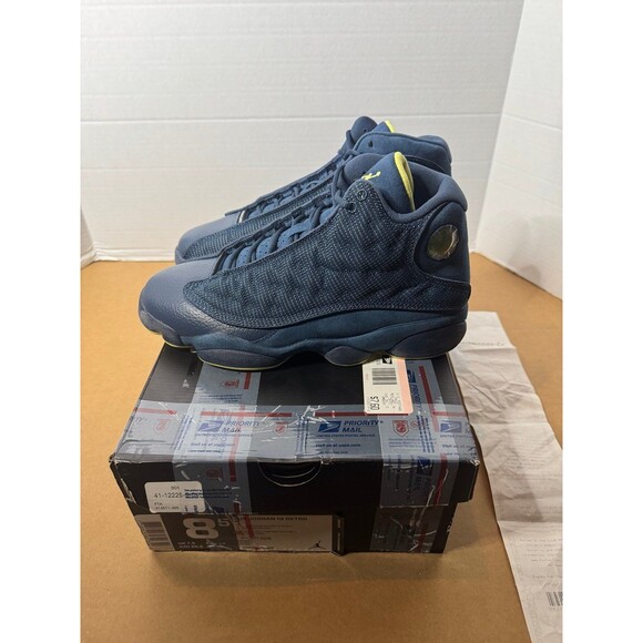 Jordan 13 retro Squadron Blue brand new size 8.5 men’s with OG receipt - Picture 1 of 7